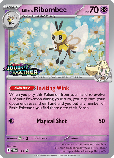 Lillie's Ribombee (Reverse Holo)