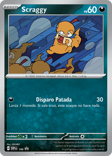 Scraggy (Reverse Holo)