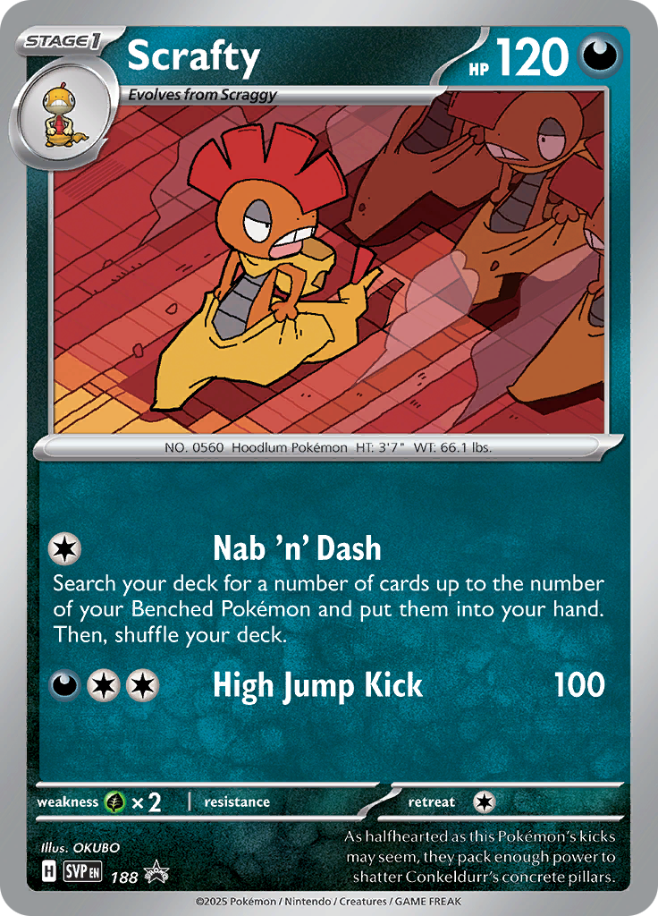 Scrafty (Reverse Holo)