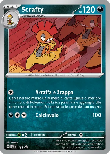Scrafty (Reverse Holo)