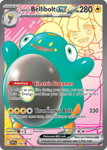 Iono's Bellibolt ex (Reverse Holo)