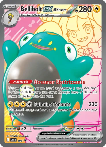 Bellibolt-ex di Kissara (Reverse Holo)