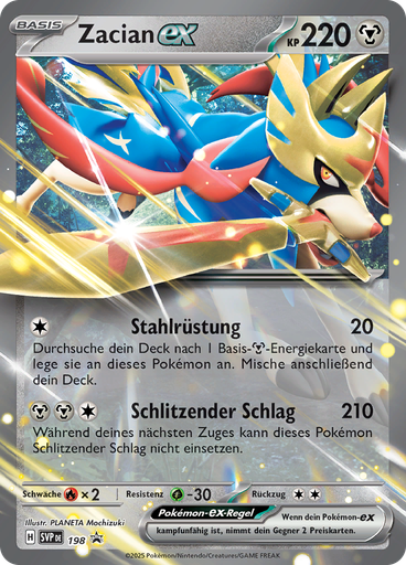 Zacian-ex (Reverse Holo)
