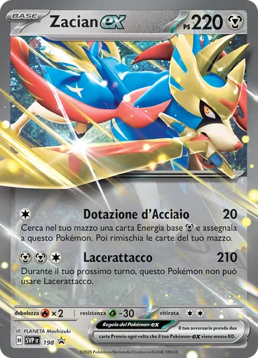 Zacian-ex (Reverse Holo)
