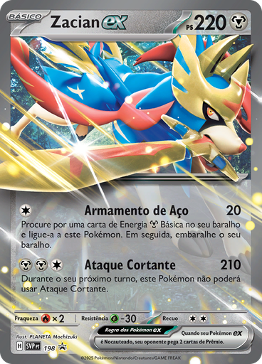 Zacian ex (Reverse Holo)
