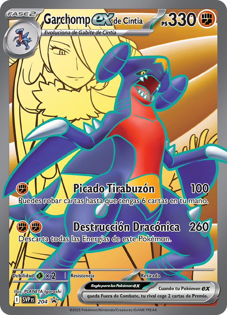 Garchomp ex de Cintia