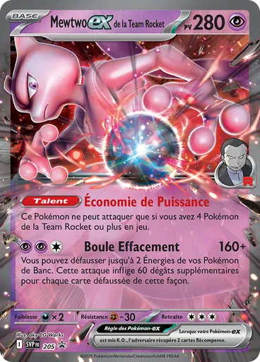 Mewtwo-ex de la Team Rocket