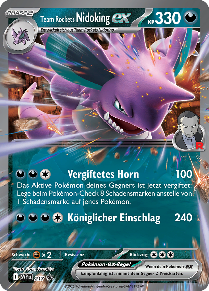 Team Rockets Nidoking-ex