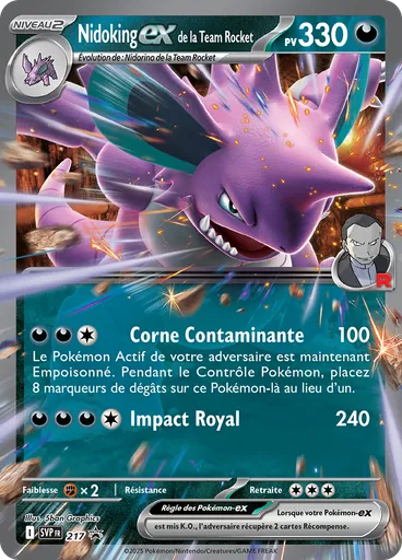 Nidoking-ex de la Team Rocket