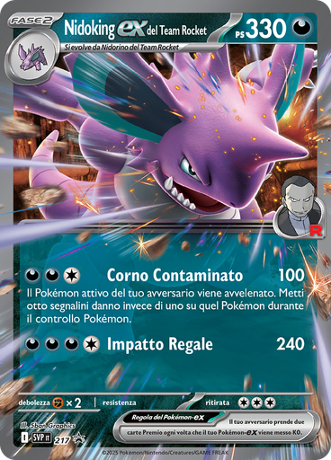 Nidoking-ex del Team Rocket