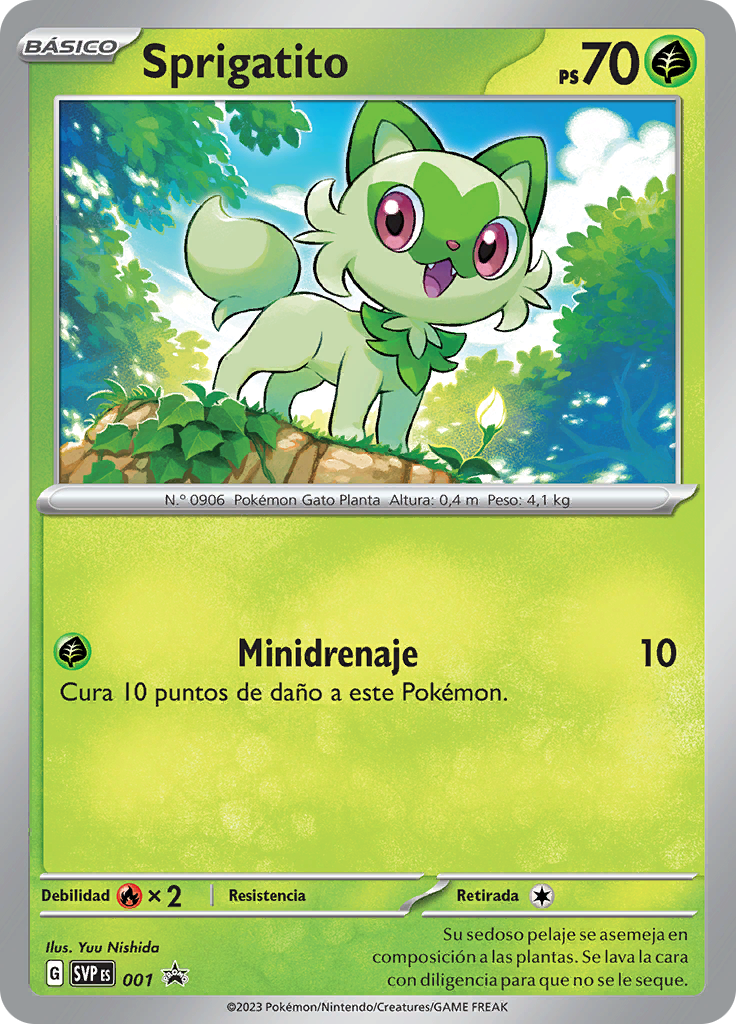 Sprigatito (Reverse Holo)
