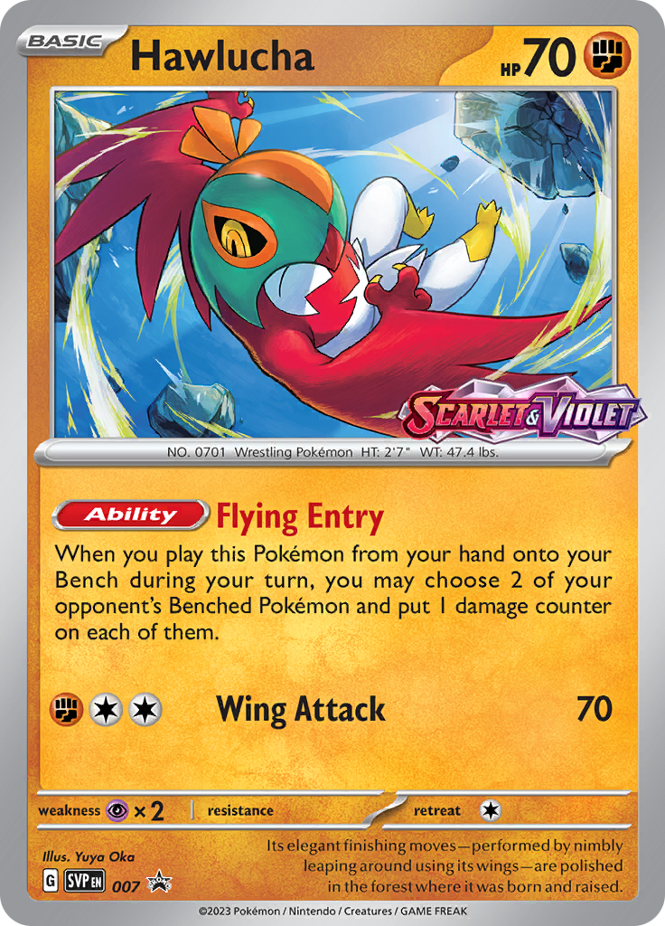 Hawlucha (Reverse Holo)
