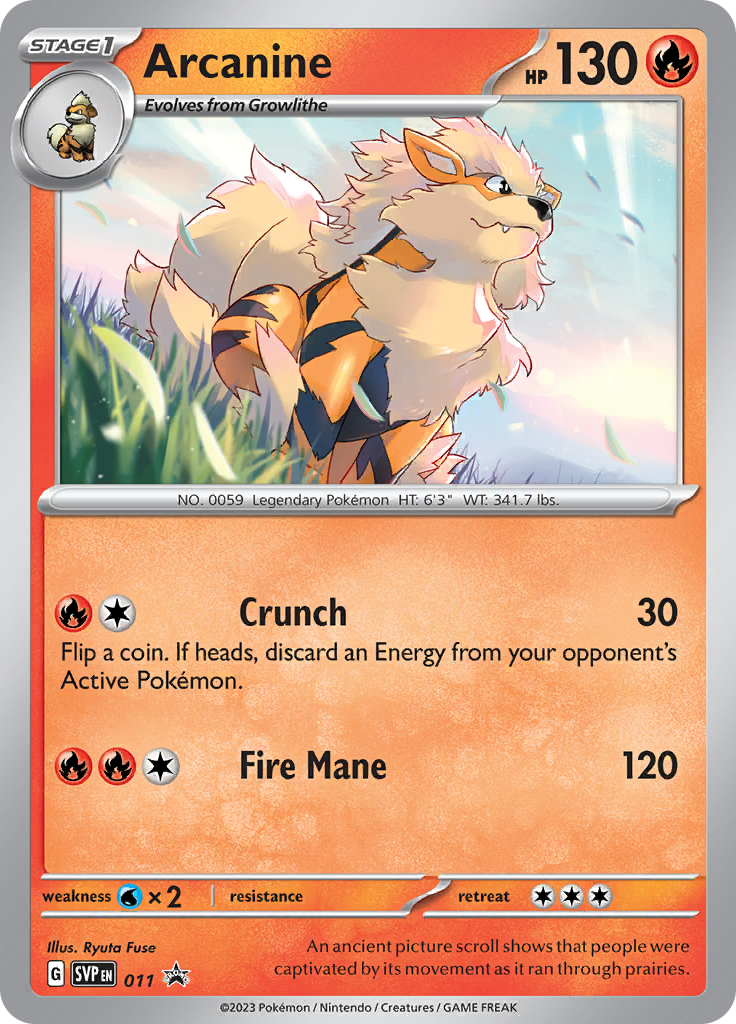 Arcanine (Reverse Holo)