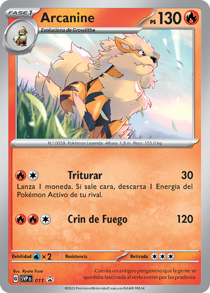 Arcanine (Reverse Holo)
