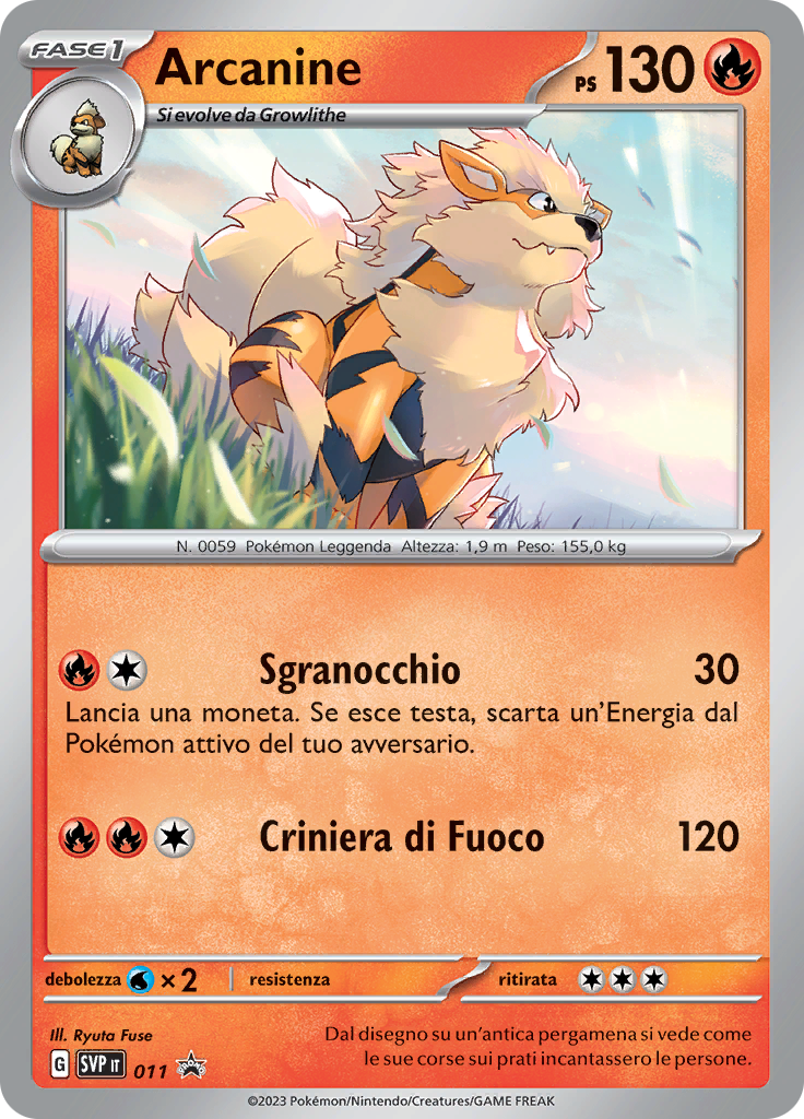 Arcanine (Reverse Holo)
