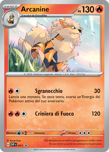 Arcanine (Reverse Holo)