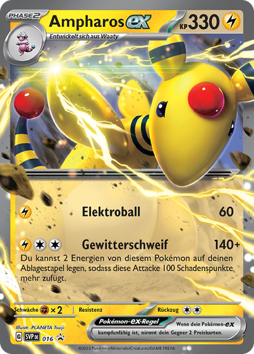 Ampharos-ex (Reverse Holo)