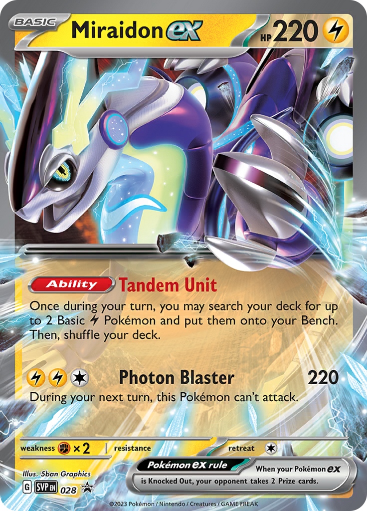 Miraidon ex (Reverse Holo)