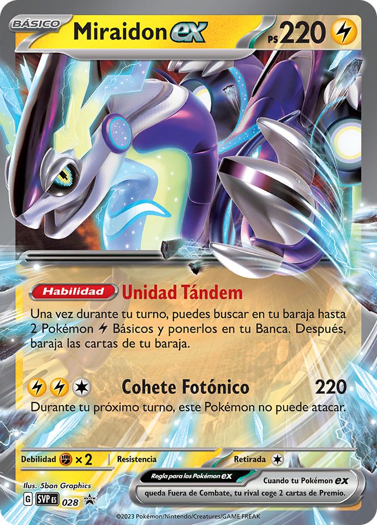 Miraidon ex (Reverse Holo)