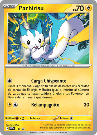 Pachirisu (Reverse Holo)