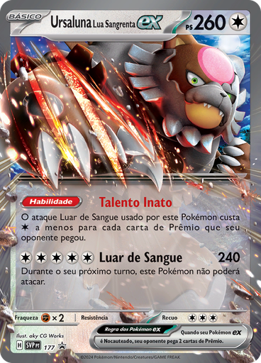 Ursaluna Lua Sangrenta ex (Reverse Holo)