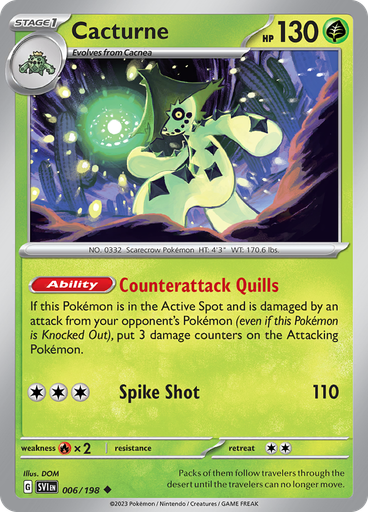 Cacturne (Reverse Holo)
