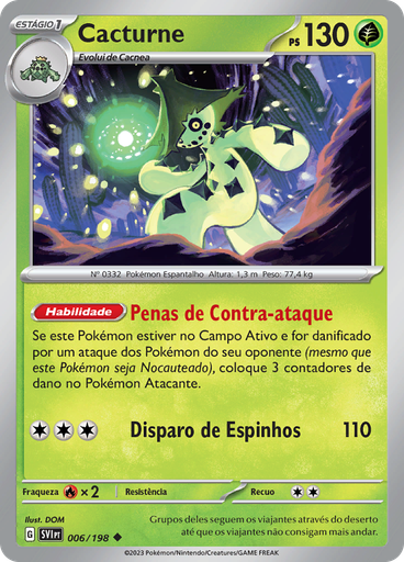 Cacturne (Reverse Holo)