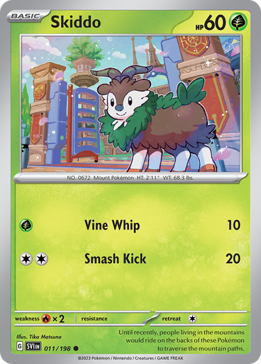 Skiddo (Reverse Holo)