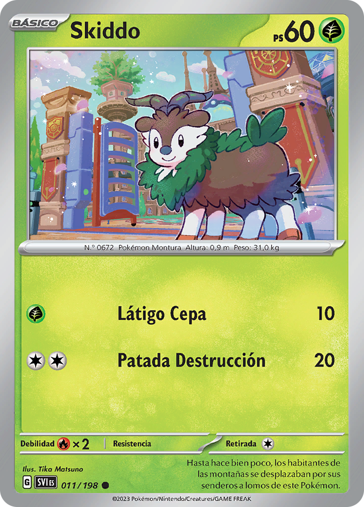 Skiddo (Reverse Holo)