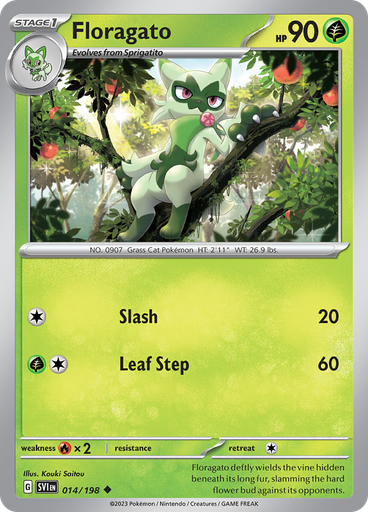 Floragato (Reverse Holo)