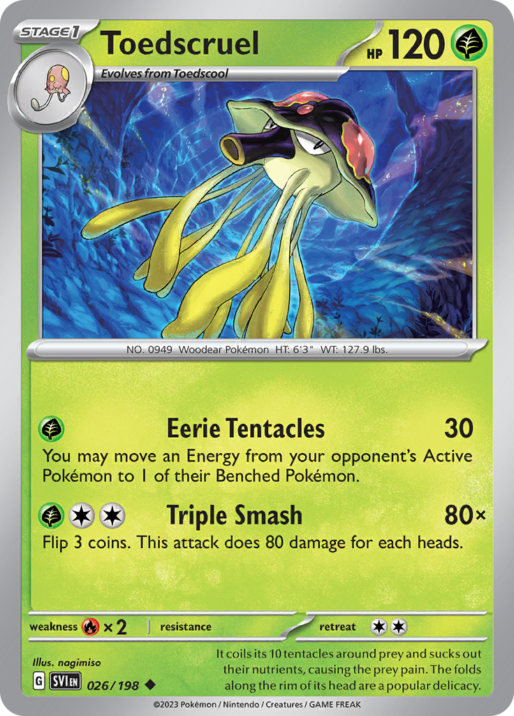 Toedscruel (Reverse Holo)