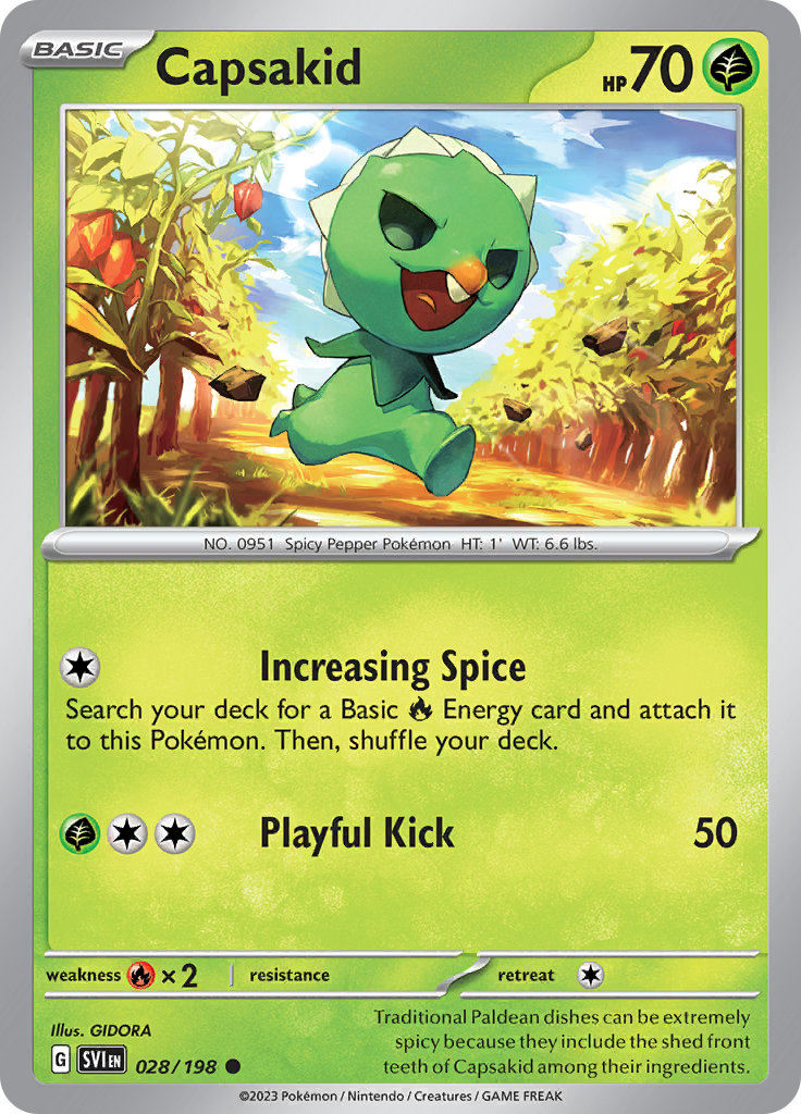 Capsakid (Reverse Holo)