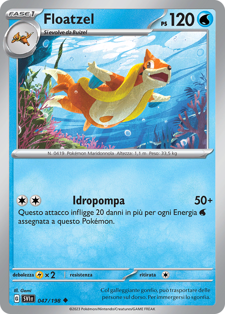 Floatzel (Reverse Holo)