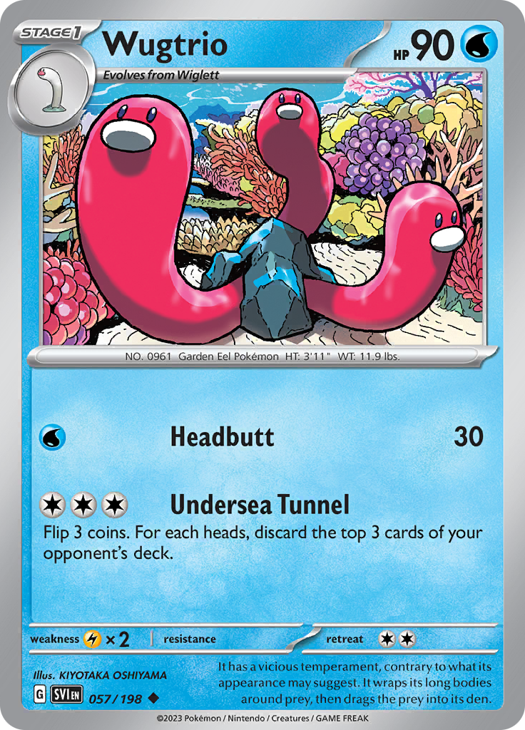 Wugtrio (Reverse Holo)
