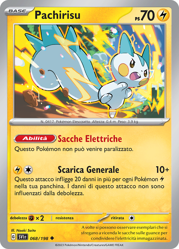 Pachirisu (Reverse Holo)