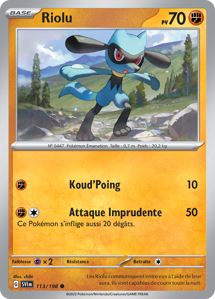 Riolu (Reverse Holo)