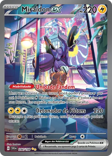 Miraidon ex — Escarlate e Violeta