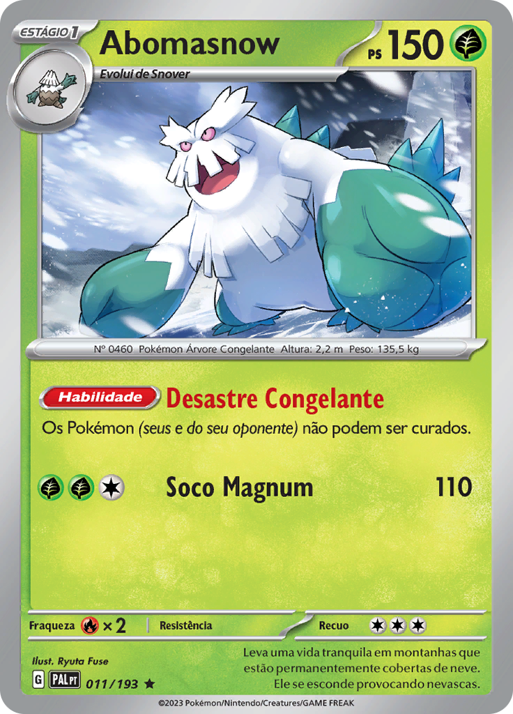 Abomasnow (Reverse Holo)