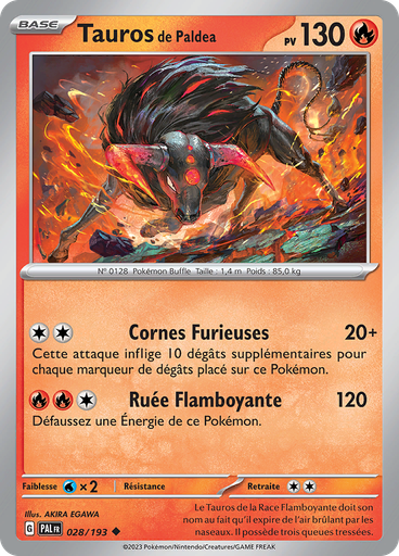 Tauros de Paldea (Reverse Holo)