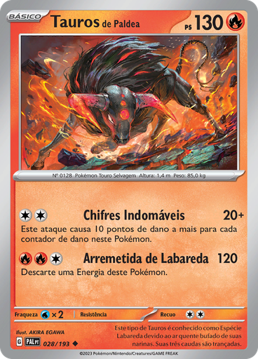 Tauros de Paldea (Reverse Holo)