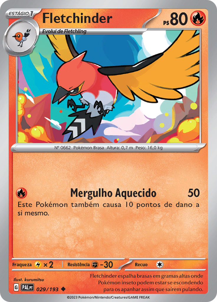 Fletchinder (Reverse Holo)