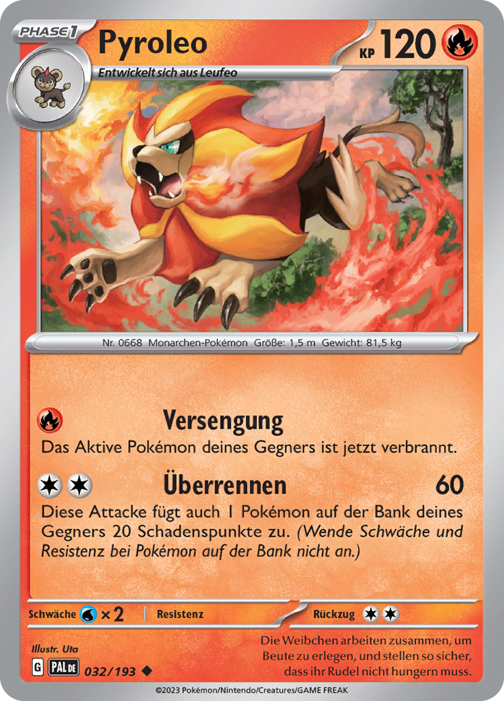 Pyroleo (Reverse Holo)