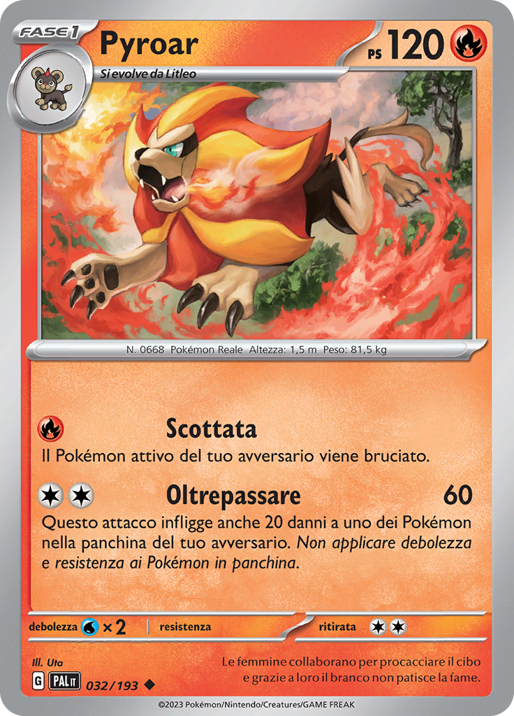 Pyroar (Reverse Holo)