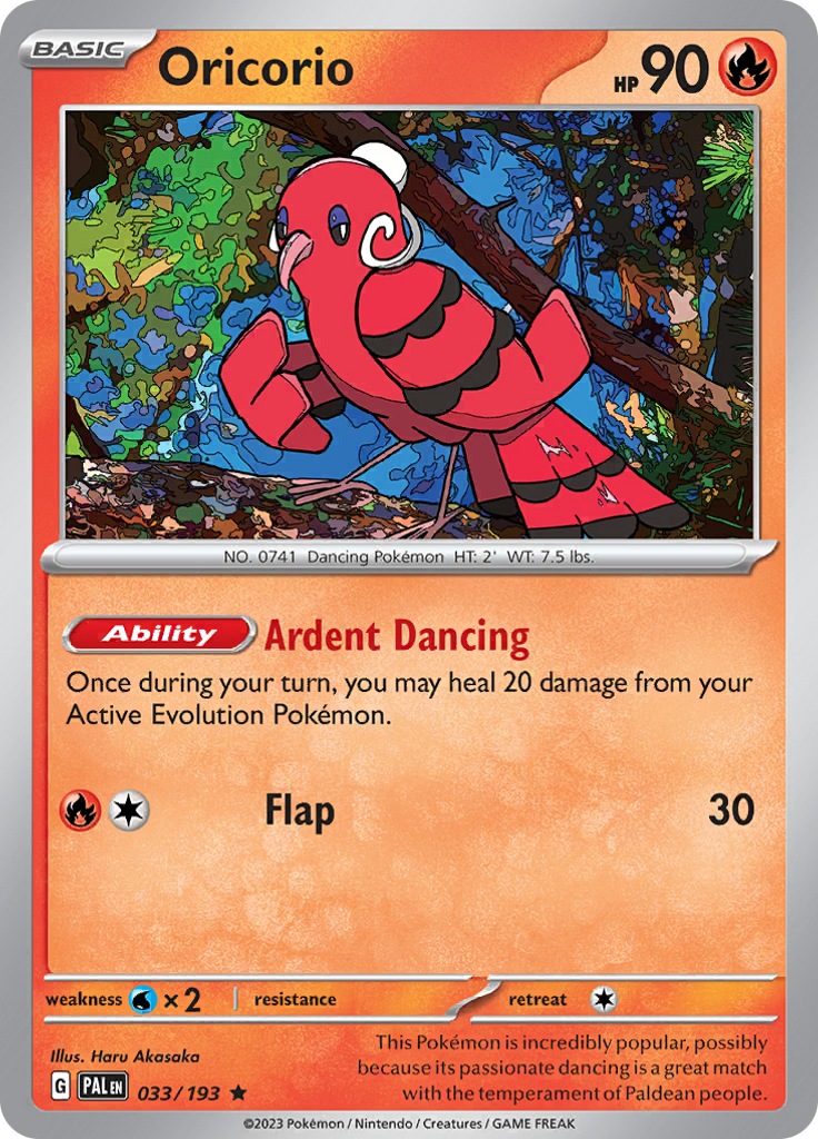 Oricorio (Reverse Holo)