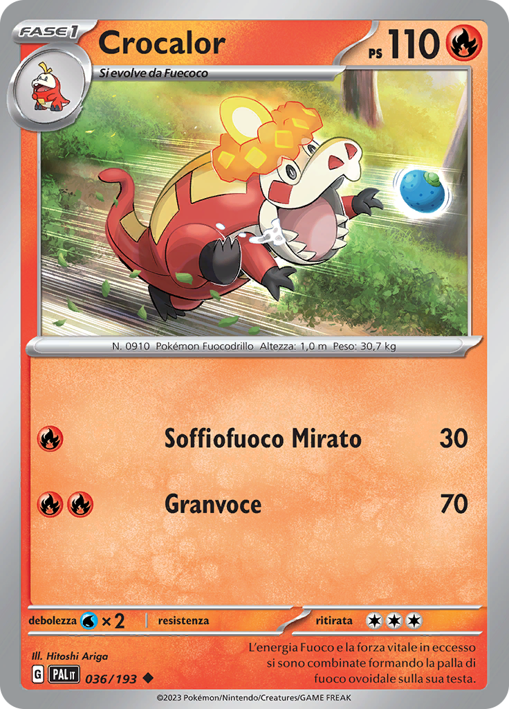 Crocalor (Reverse Holo)
