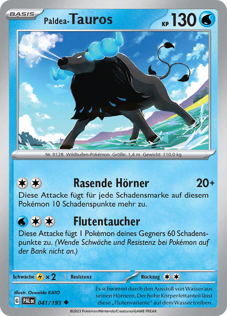 Paldea-Tauros (Reverse Holo)