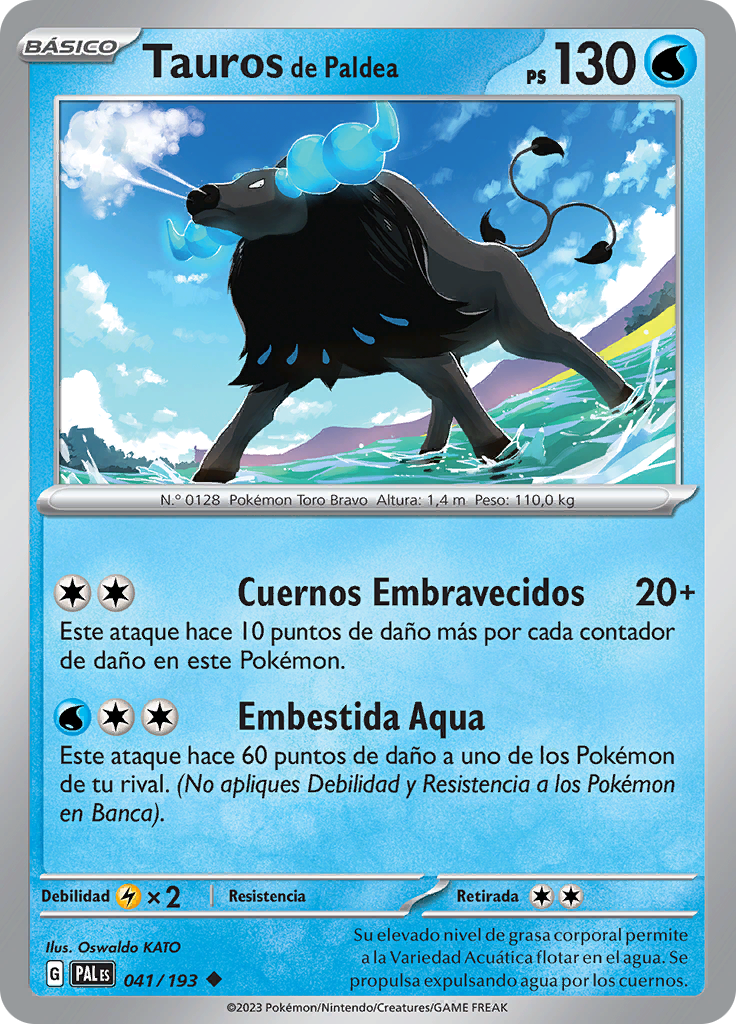 Tauros de Paldea (Reverse Holo)