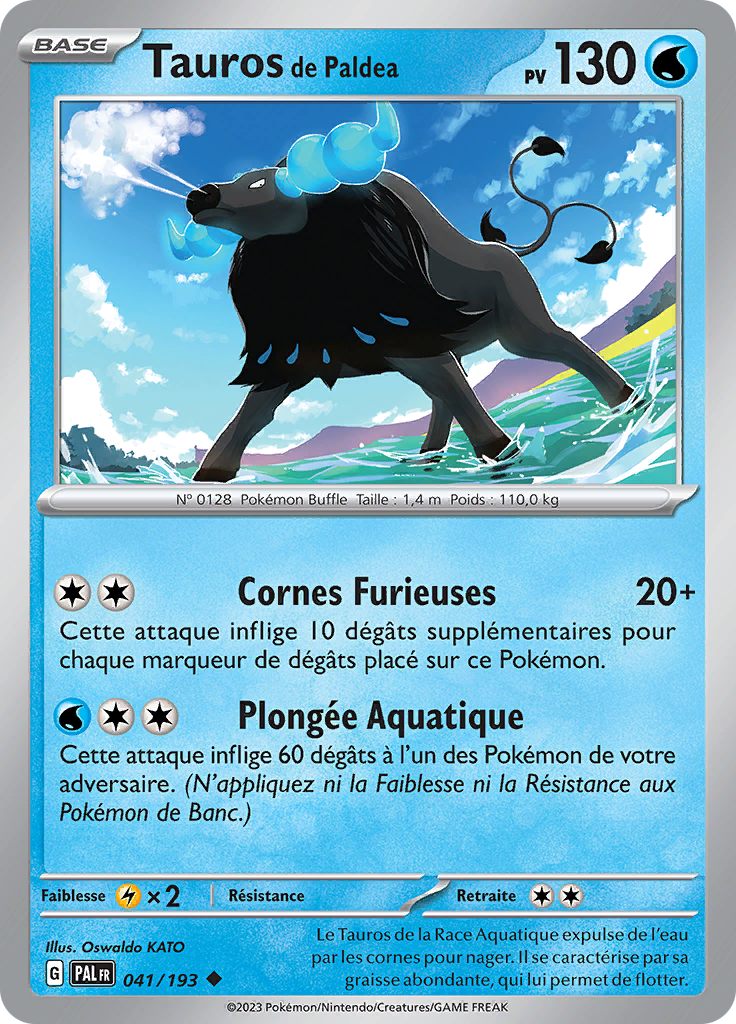 Tauros de Paldea (Reverse Holo)