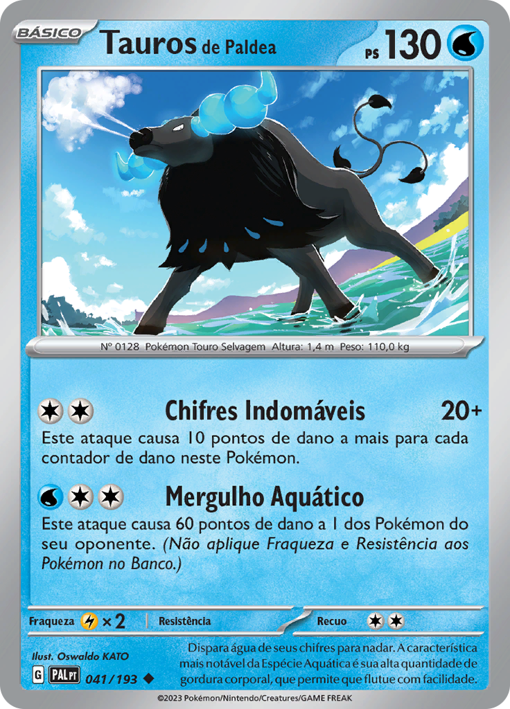Tauros de Paldea (Reverse Holo)