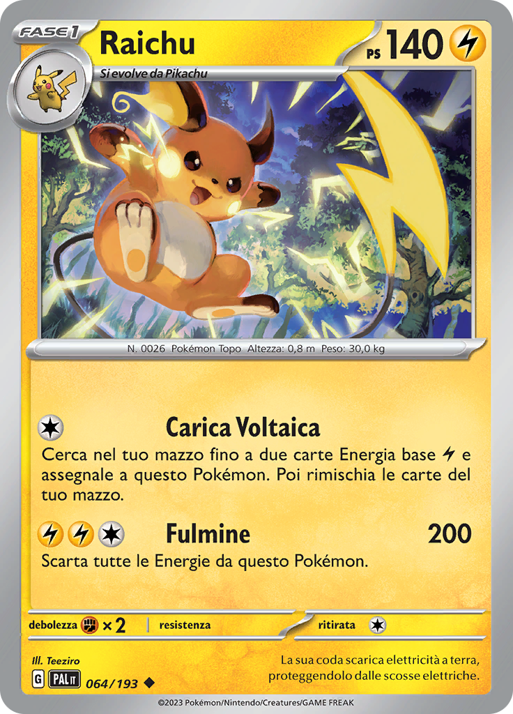 Raichu (Reverse Holo)